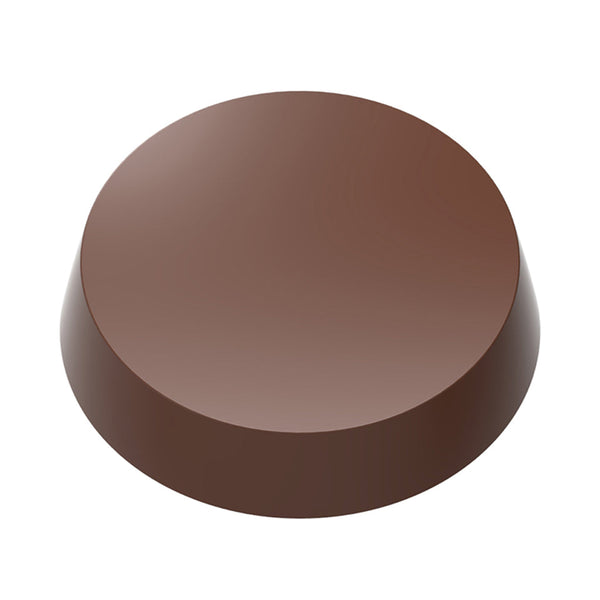 Chocolate World Magnetic Round Base Trio Chocolate Mold by Roger Van Damme – 1.25 in, 18 Cavities