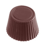 Chocolate World Round Cup Polycarbonate Chocolate Mold – 1.18 x 1.18 x 0.75 in, 21 Cavities
