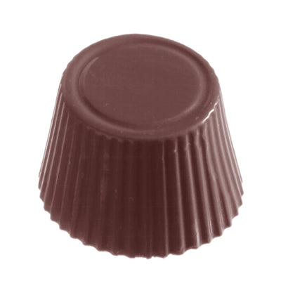 Chocolate World Round Cup Polycarbonate Chocolate Mold – 1.18 x 1.18 x 0.75 in, 21 Cavities