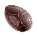 Chocolate World Egg Kroko (Crocodile Texture) 70mm Polycarbonate Chocolate Mold – 2.76 x 1.97 x 1.38 in, 6 Cavities