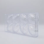 Chocolate World Egg Kroko (Crocodile Texture) 70mm Polycarbonate Chocolate Mold – 2.76 x 1.97 x 1.38 in, 6 Cavities