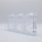 Chocolate World Egg Kroko (Crocodile Texture) 88mm Polycarbonate Chocolate Mold – 3.46 x 2.36 x 1.77 in, 4 Cavities