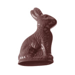 Chocolate World Sitting Hare Polycarbonate Chocolate Mold – 2.52 x 4.33 x 0.51 in, 4 Cavities