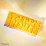 Chocolate World Tablet – 'Thank You' Message Polycarbonate Chocolate Mold – 1.97 x 4.65 x 0.31 in, 4 Cavities