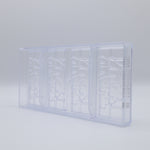 Chocolate World Tablet – 'Thank You' Message Polycarbonate Chocolate Mold – 1.97 x 4.65 x 0.31 in, 4 Cavities
