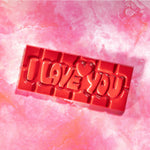 Chocolate World Tablet – 'I Love You' Message Polycarbonate Chocolate Mold – 1.97 x 4.65 x 0.31 in, 4 Cavities
