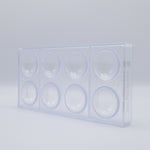 Chocolate World Dome / Half Sphere 50mm Polycarbonate Chocolate Mold – 1.97 in diameter x 0.98 in, 12 Cavities