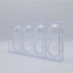 Chocolate World Dome / Half Sphere 50mm Polycarbonate Chocolate Mold – 1.97 in diameter x 0.98 in, 12 Cavities