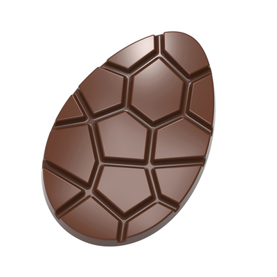 Chocolate World Tablet – Easter Egg Polycarbonate Chocolate Mold – 3.62 x 5.51 x 0.39 in, 2 Cavities
