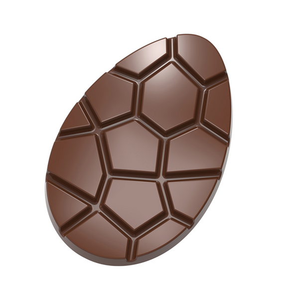 Chocolate World Tablet – Easter Egg Polycarbonate Chocolate Mold – 3.62 x 5.51 x 0.39 in, 2 Cavities