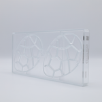 Chocolate World Tablet – Easter Egg Polycarbonate Chocolate Mold – 3.62 x 5.51 x 0.39 in, 2 Cavities