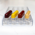 Chocolate World Éclair Snack Bar Polycarbonate Chocolate Mold by Carole Bertuccio – 3.09 x 0.75 x 0.79 in, 12 Cavities