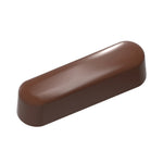 Chocolate World Praline Éclair Polycarbonate Chocolate Mold by Martin Diez – 1.93 x 0.55 x 0.47 in, 12 Cavities