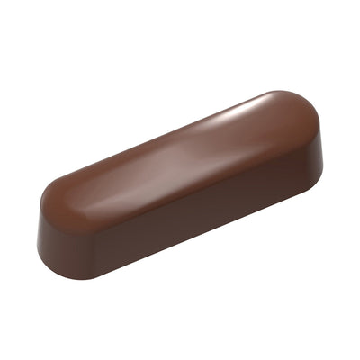 Chocolate World Praline Éclair Polycarbonate Chocolate Mold by Martin Diez – 1.93 x 0.55 x 0.47 in, 12 Cavities