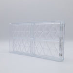 Chocolate World Tablet Convex Triangles Polycarbonate Chocolate Mold – 4.88 x 2.17 x 0.31 in, 4 Cavities