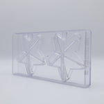 Chocolate World Tablet Star Polycarbonate Chocolate Mold – 4.65 x 4.61 x 0.47 in, 2 Cavities