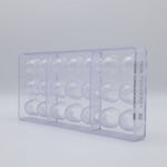 Chocolate World Cone Facet Polycarbonate Chocolate Mold – 1.14 in diameter x 0.98 in, 21 Cavities