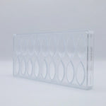 Chocolate World Honoré Polycarbonate Chocolate Mold by the Dutch Pastry Team – 2.13 x 0.87 x 0.81 in, 18 Cavities