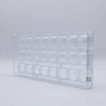 Chocolate World Square Sphere Facet Polycarbonate Chocolate Mold by Alexandre Bourdeaux – 1.18 x 1.18 x 0.79 in, 21 Cavities