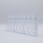 Chocolate World Quenelle Facet Polycarbonate Chocolate Mold by Frank Haasnoot – 1.79 x 0.98 x 0.49 in, 18 Cavities