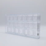 Chocolate World WCM 2022 Nederland Polycarbonate Chocolate Mold – 1.22 x 1.22 x 0.43 in, 21 Cavities