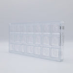 Chocolate World WCM 2022 Nederland Polycarbonate Chocolate Mold – 1.22 x 1.22 x 0.43 in, 21 Cavities