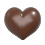 Chocolate World Puffy Heart Chocolate Bomb Polycarbonate Chocolate Mold by Nora Chokladskola – 1.71 x 1.95 x 0.71 in, 10 Cavities