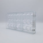 Chocolate World Semi-Textured American Truffle Polycarbonate Chocolate Mold – 1.38 x 1.38 x 1.18 in, 21 Cavities