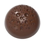 Chocolate World Lunar Terrain Hemisphere Polycarbonate Chocolate Mold by Nora Chokladskola – 1.26 in diameter x 0.67 in, 21 Cavities