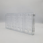 Chocolate World Tablet – 'Happy Valentine's Day' Message Polycarbonate Chocolate Mold – 4.65 x 1.97 x 0.31 in, 4 Cavities