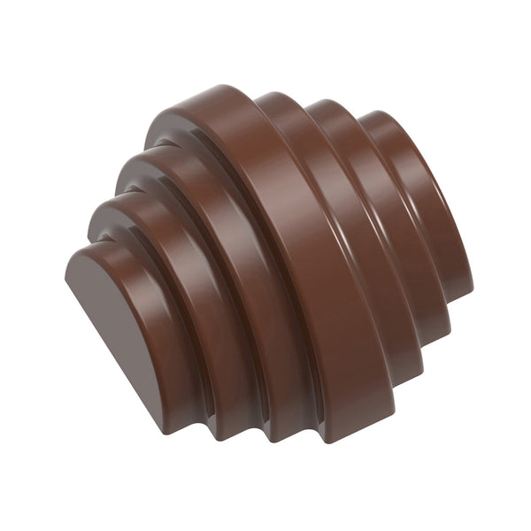 Chocolate World Tourage Polycarbonate Chocolate Mold by the Dutch Pastry Team – 1.18 x 1.18 x 0.67 in, 21 Cavities