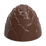 Chocolate World Pinecone Praline Polycarbonate Chocolate Mold by Nora Chokladskola – 1.10 x 1.10 x 0.75 in, 21 Cavities