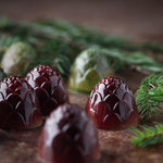 Chocolate World Pinecone Praline Polycarbonate Chocolate Mold by Nora Chokladskola – 1.10 x 1.10 x 0.75 in, 21 Cavities