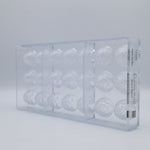 Chocolate World Pinecone Praline Polycarbonate Chocolate Mold by Nora Chokladskola – 1.10 x 1.10 x 0.75 in, 21 Cavities