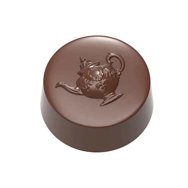 Chocolate World Victorian Coffee Pot Praline Polycarbonate Chocolate Mold – 1.18 x 1.18 x 0.61 in, 21 Cavities