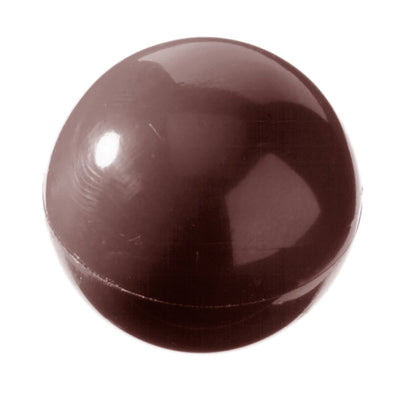 Chocolate World Half Sphere Ø30mm Polycarbonate Chocolate Mold – 1.18 in diameter x 0.59 in, 24 Cavities