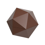 Chocolate World D20 Dice Polycarbonate Chocolate Mold by Stijn Vandenbouhede – 1.10 x 1.10 x 0.55 in, 24 Cavities