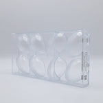 Chocolate World Egg Smooth 70mm Polycarbonate Chocolate Mold – 2.76 x 1.85 x 0.98 in, 8 Cavities