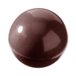 Chocolate World Half Sphere Ø27mm Polycarbonate Chocolate Mold – 1.06 in diameter x 0.53 in, 32 Cavities