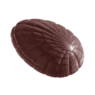 Chocolate World Egg Shell 118mm Polycarbonate Chocolate Mold – Double Mold, 3 Cavities