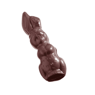 Chocolate World Laughing Hare Polycarbonate Chocolate Mold – Recto/Verso Double Mold, 8 Complete 3D Figures