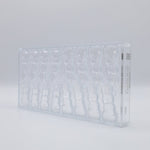 Chocolate World Laughing Hare Polycarbonate Chocolate Mold – Recto/Verso Double Mold, 8 Complete 3D Figures