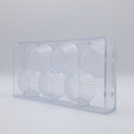 Chocolate World Victoria Cup Polycarbonate Chocolate Mold – 2.56 x 2.56 x 1.18 in, 6 Cavities