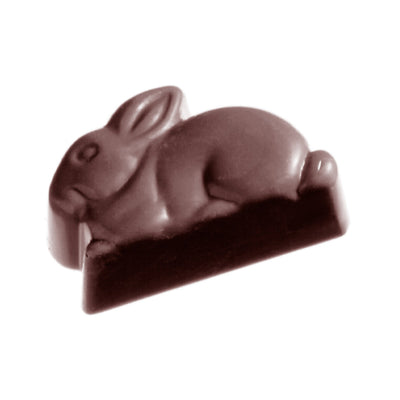 Chocolate World Rabbit Polycarbonate Chocolate Mold – ~1.97 x 3.15 x 0.98 in, 6 Cavities