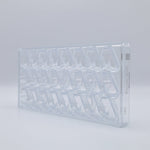 Chocolate World Rabbit Polycarbonate Chocolate Mold – ~1.97 x 3.15 x 0.98 in, 6 Cavities