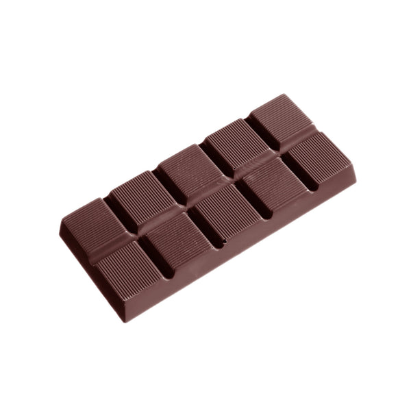 Chocolate World Tablet 41g Polycarbonate Chocolate Mold – 4.61 x 1.97 x 0.28 in, 5 Cavities