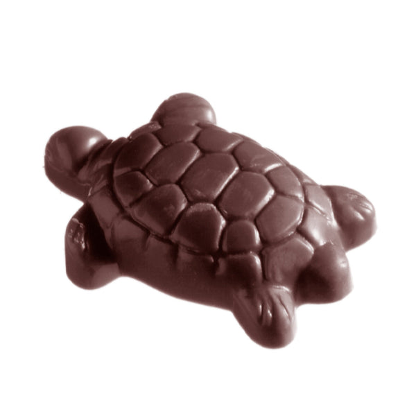 Chocolate World Turtle Polycarbonate Chocolate Mold – ~2.17 x 1.77 x 0.79 in, 6 Cavities