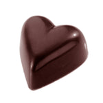 Chocolate World Heart Polycarbonate Chocolate Mold – 1.22 x 1.30 x 0.59 in, 24 Cavities