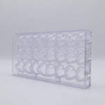 Chocolate World Heart Polycarbonate Chocolate Mold – 1.22 x 1.30 x 0.59 in, 24 Cavities
