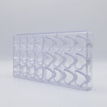 Chocolate World Heart Polycarbonate Chocolate Mold – 1.22 x 1.30 x 0.59 in, 24 Cavities